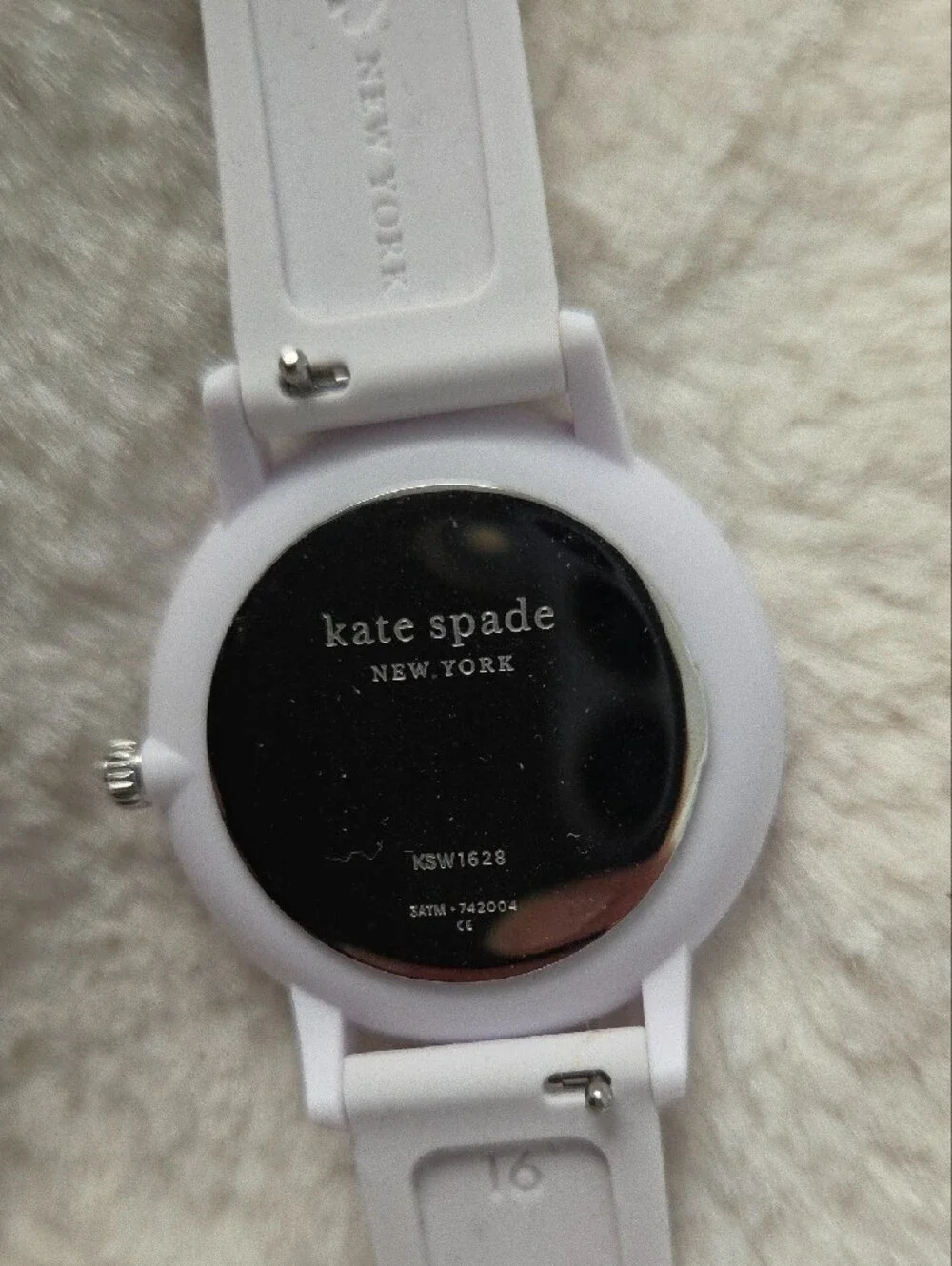 Kate Spade Morningside Rainbow Striped Silicone Watch